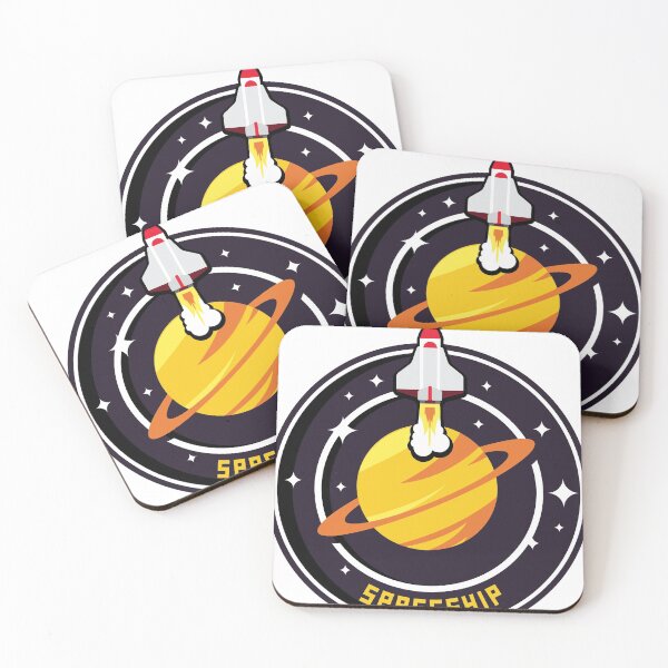 Item preview, Spaceship - Space Rocket Science Illustration designed and sold by khoaitay-Shirts.