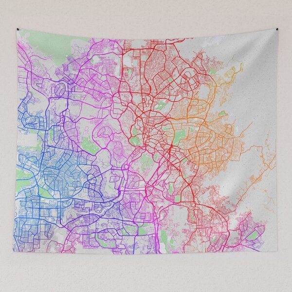 Item preview, Kuala Lumpur City Map of Malaysia - Colorful designed and sold by deMAP.