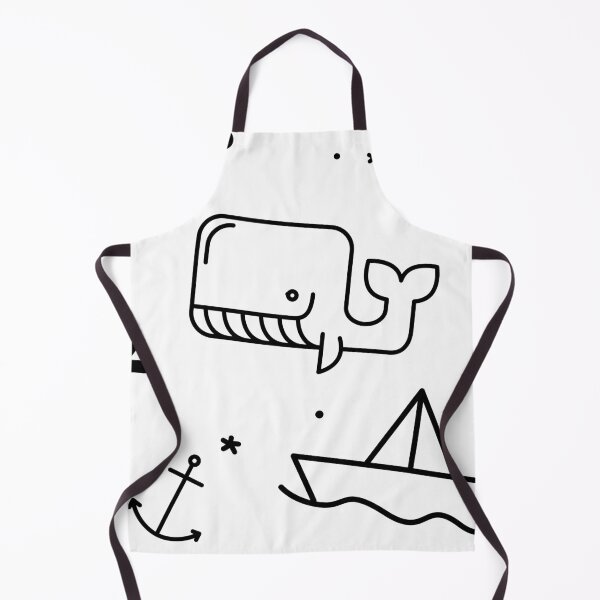 Item preview, Sweet whale, anchor and boat designed and sold by khoaitay-Shirts.