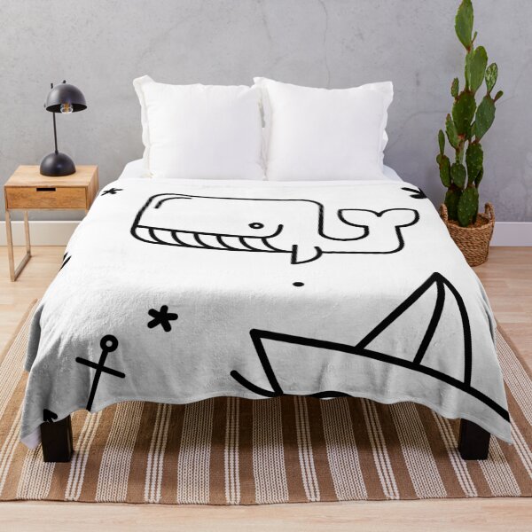 Item preview, Sweet whale, anchor and boat designed and sold by khoaitay-Shirts.