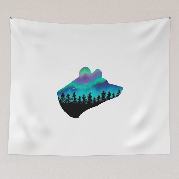 Item preview, Aurora Borealis Bear, Northern Lights designed and sold by Antonia Ippolito.
