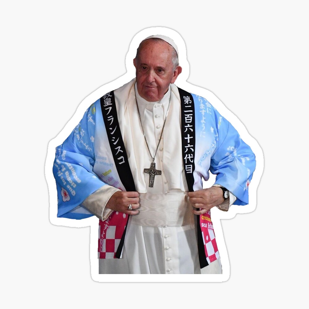 The pope gets idol singer treatment in Japan with anime-style happi coat  and official goods【Vid】 | SoraNews24 -Japan News-
