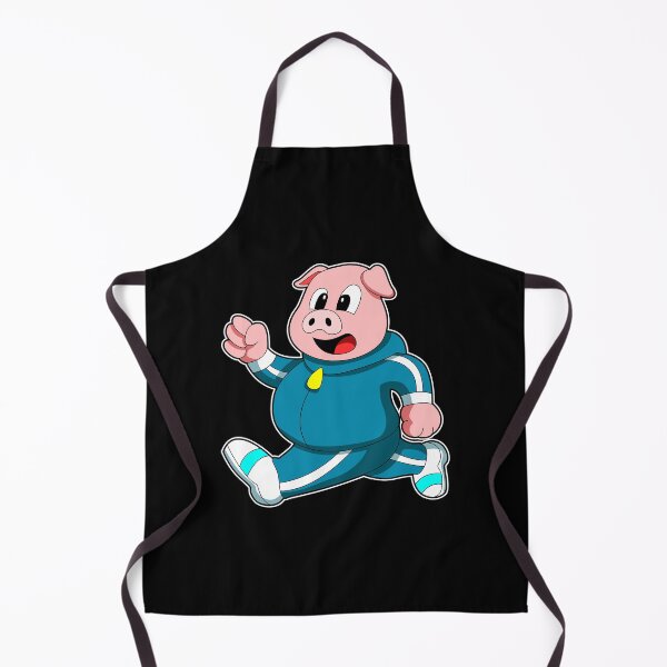 Item preview, Pig at Fitness - Jogging with Jogging suit designed and sold by Snabdesign84.