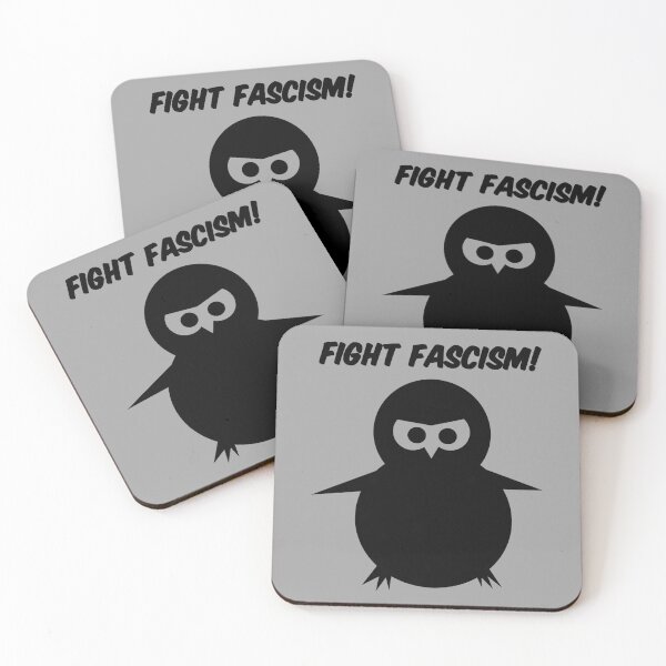 Item preview, Fight Fascism Chick (Black) designed and sold by Graograman.