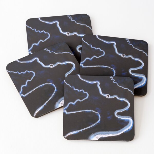 Item preview, Frozen Lake with Broken Ice 1 - Abstract Resin Art designed and sold by Skyler Orion X.