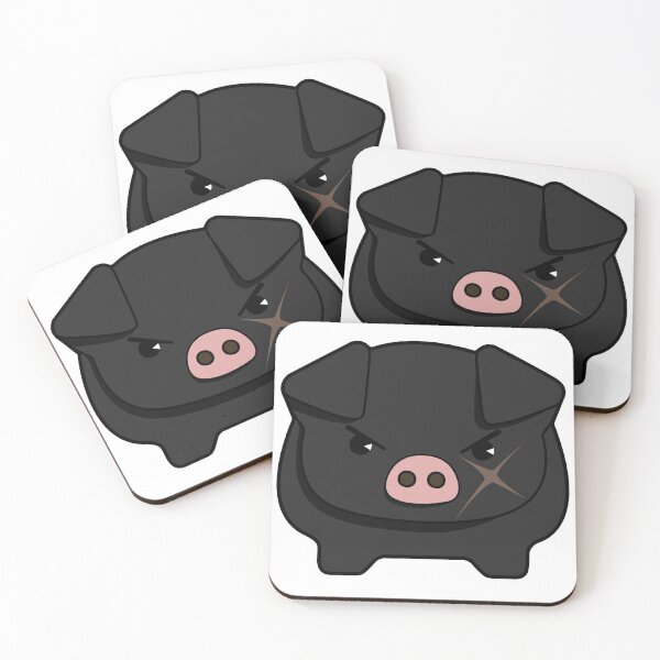 Item preview, angry pink pig designed and sold by NinaGreen.