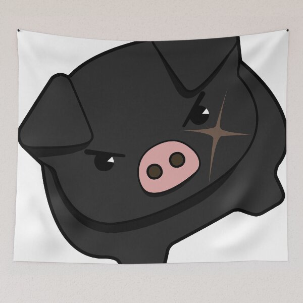 Item preview, angry pink pig designed and sold by NinaGreen.