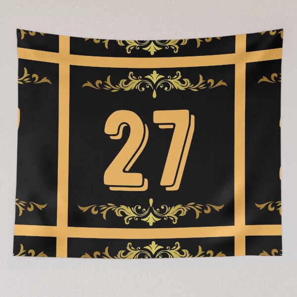 Item preview, Number 27 designed and sold by HappinessWorld.