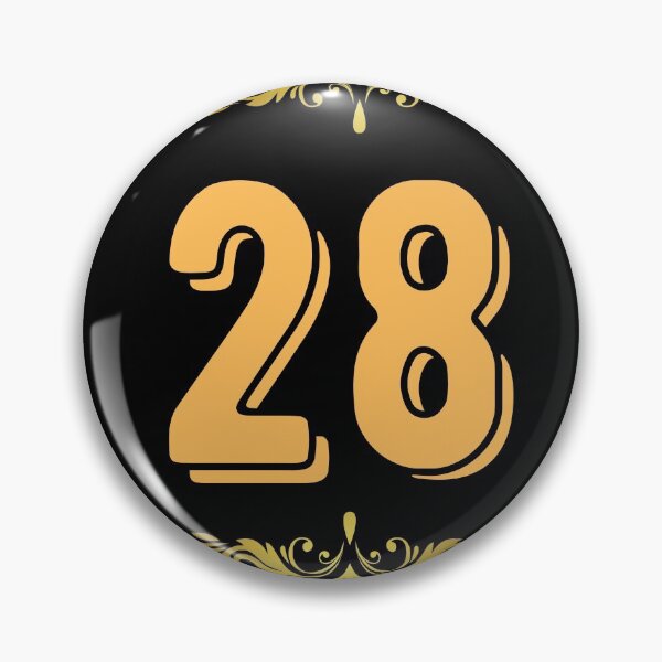 Item preview, Number 28 designed and sold by HappinessWorld.