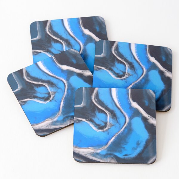 Item preview, Frozen Lake with Broken Ice 3 - Abstract Resin Art designed and sold by Skyler Orion X.