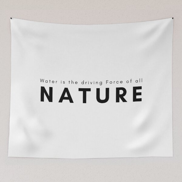Item preview, Water Is The Driving Force Of All Nature designed and sold by hydrEAU.