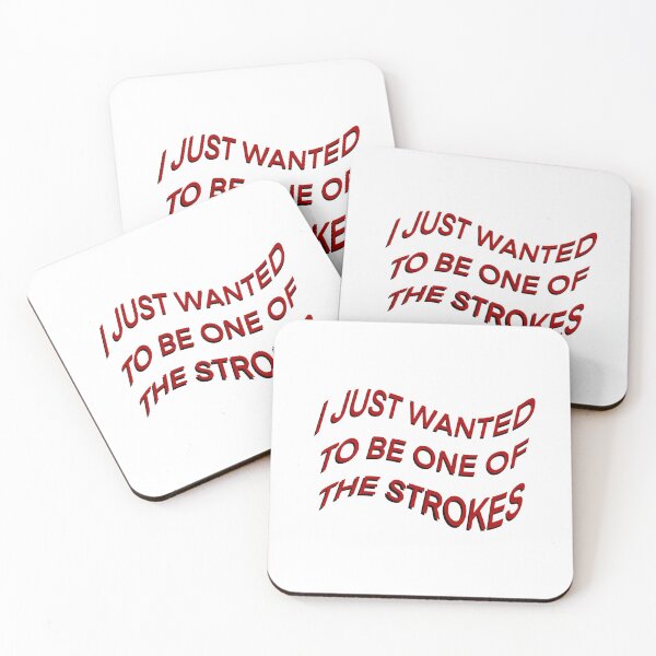 Item preview, I JUST WANTED TO BE ONE OF THE STROKES ARCTIC MONKEYS designed and sold by Fiona Gray.