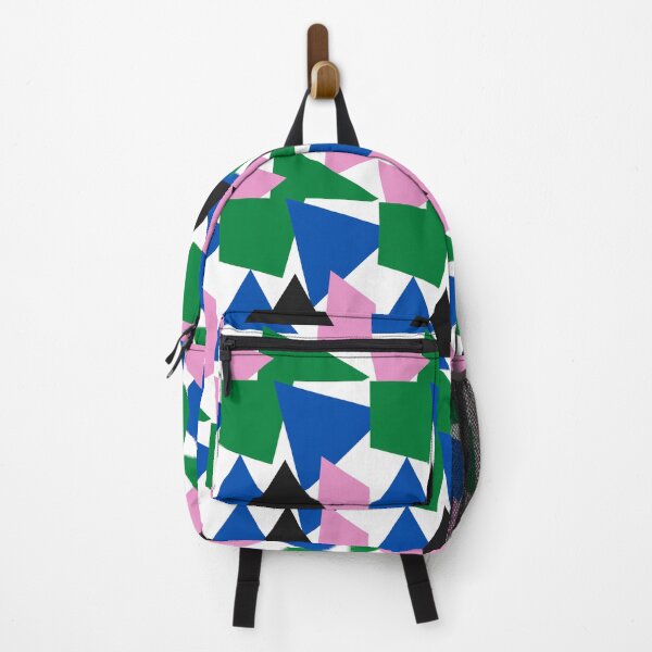 Item preview, Multi Coloured Block Geo Graphic Pattern designed and sold by LittleIconShop.