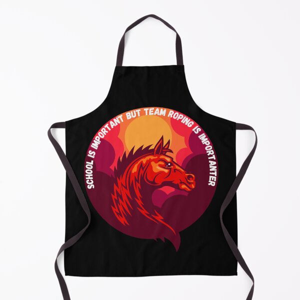 Item preview, School Is Important But Team Roping Is Importanter Retro Vintage Sunset designed and sold by TOP-DESIGN4U.