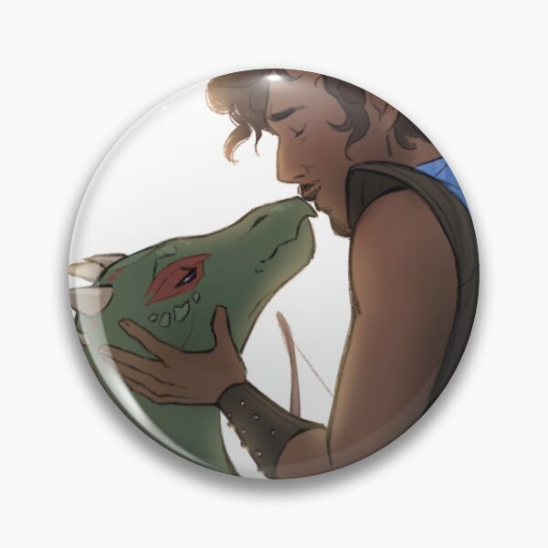 Lizard smooch (Second Citadel fan art) Pin