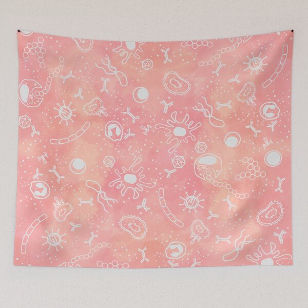 Item preview, Microbiology & Immunology Pattern Pink designed and sold by Henley-Hanford.