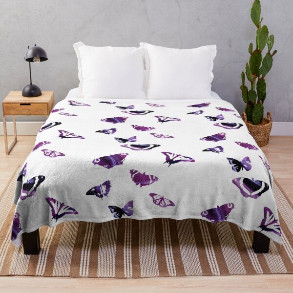 Item preview, Purple marbled butterflies pack designed and sold by wiwiart.