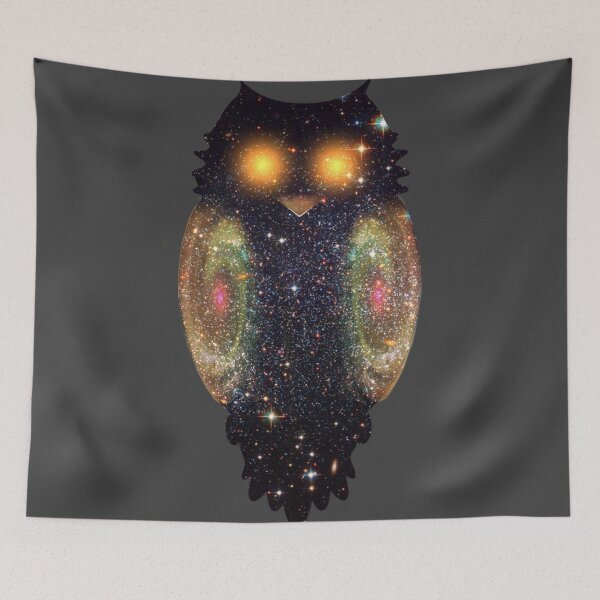 Item preview, Spacial Owl (Yellow) designed and sold by AnotherFA.