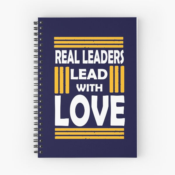 Item preview, Real Leaders Lead With Love designed and sold by PrintBrint.