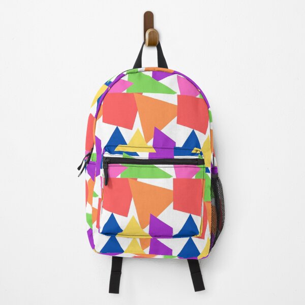 Item preview, Rainbow Multi Colour Block Geo Graphic Pattern designed and sold by LittleIconShop.