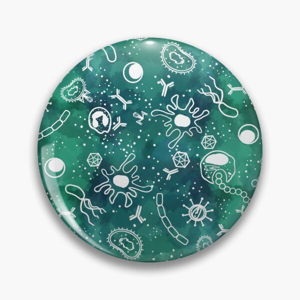 Item preview, Microbiology & Immunology Pattern Blue designed and sold by Henley-Hanford.