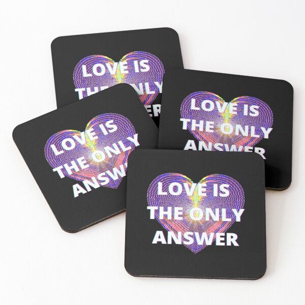 Item preview, Love is the Only Answer, Psychedelic Heart designed and sold by shantishirts.