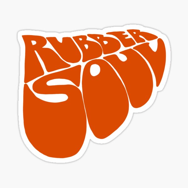 "Rubber Soul" Sticker