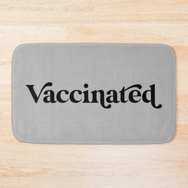 Item preview, Retro Vaccinated Design in with Grey Background designed and sold by cutetype.