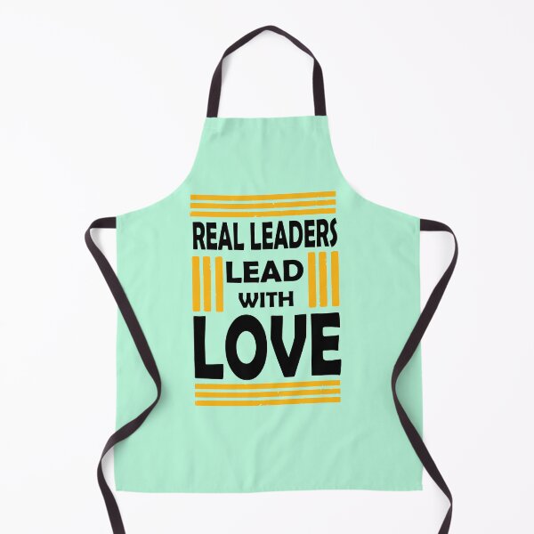 Item preview, Real Leaders Lead With Love designed and sold by PrintBrint.
