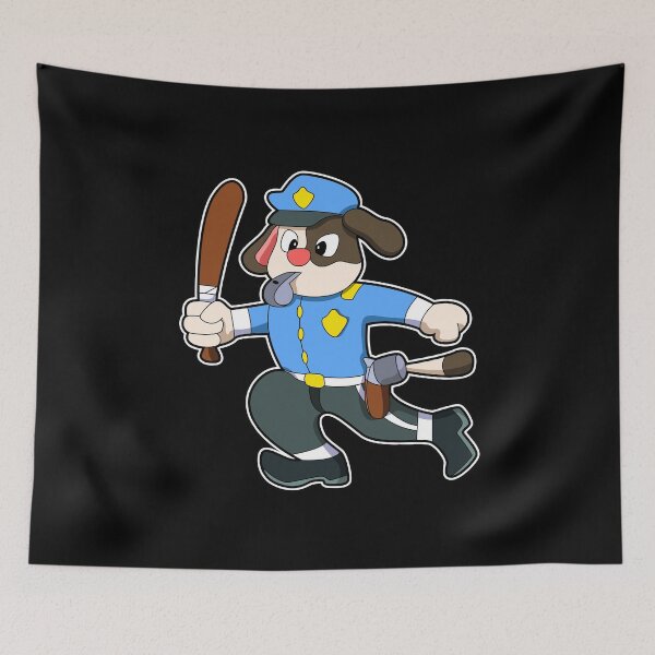 Item preview, Dog Cop Baton Police designed and sold by Snabdesign84.