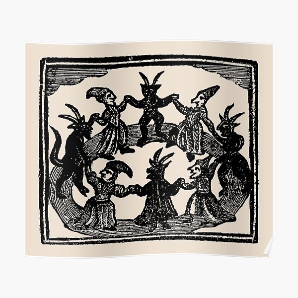 Witches Circle Dance Poster