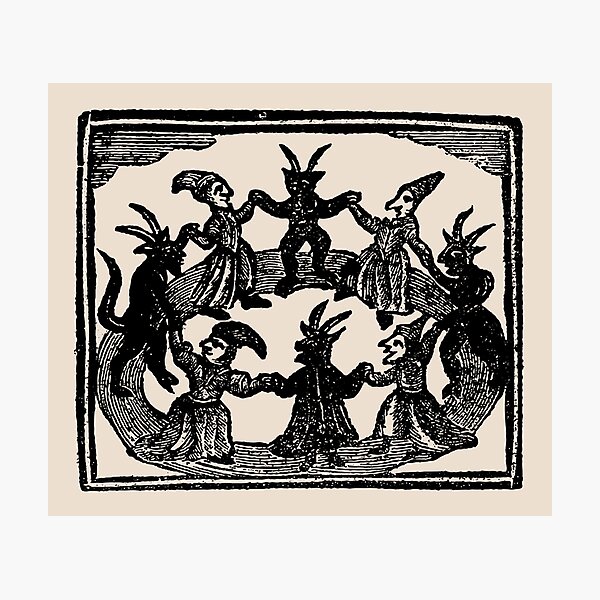 Witches Circle Dance Photographic Print