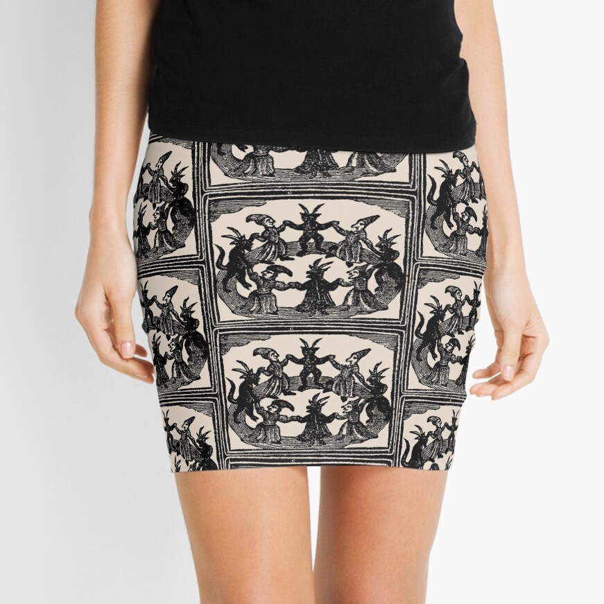 Witches Circle Dance Mini Skirt