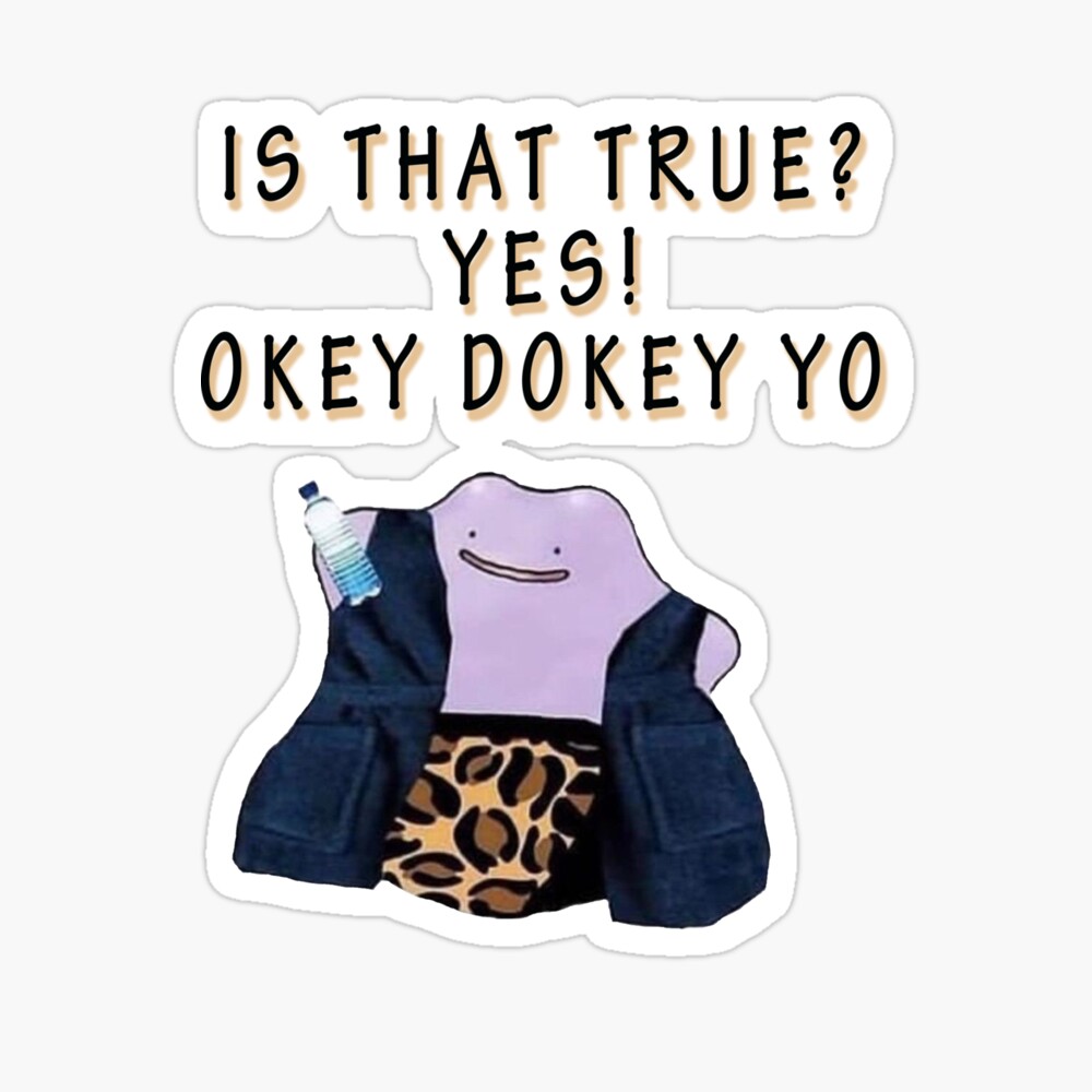 Poster Okey Dokey Yo De Shadowdesign1 Redbubble