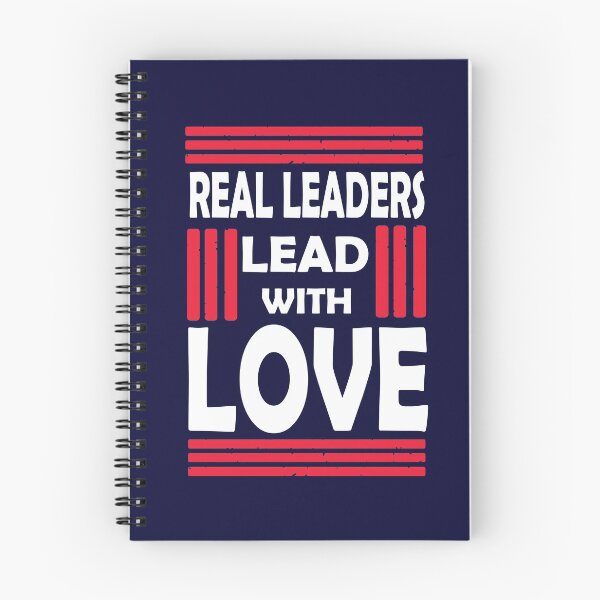 Item preview, Real Leaders Lead With Love designed and sold by PrintBrint.