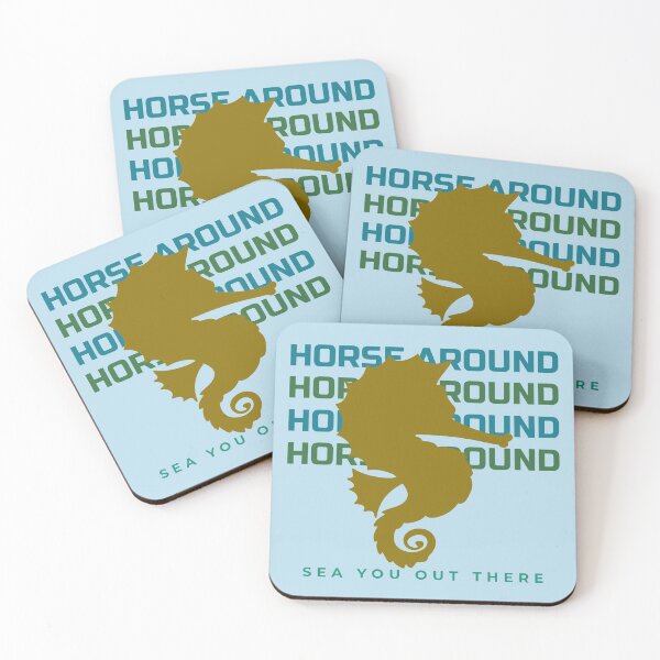 Item preview, HORSE AROUND SEA YOU OUT THERE designed and sold by AndPeace702.