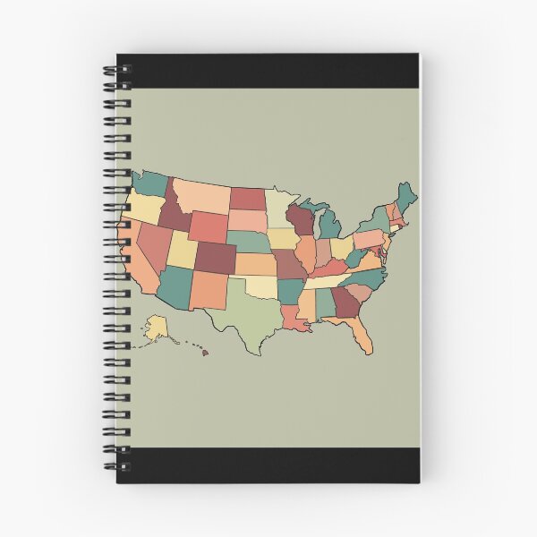 Item preview, Colorful United States Map designed and sold by designsby-zach.