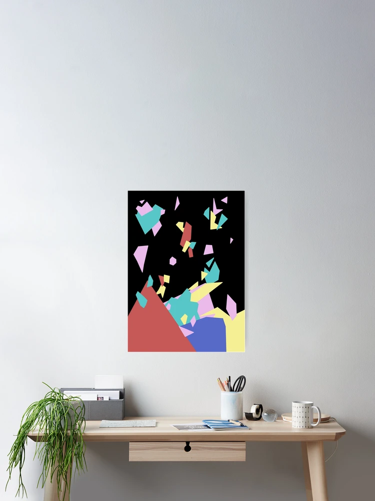 Thumbnail 2 of 3, Poster, Geometric Shatter Design designed and sold by RClaire.