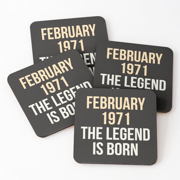 Item preview, 50th birthday February Legend designed and sold by BeardedTree.