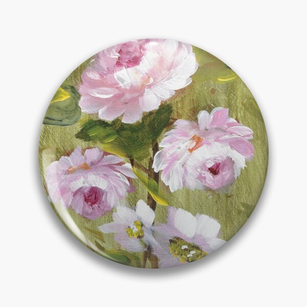 Item preview, Rosas rosadas con flores rosas designed and sold by Smalltownart.
