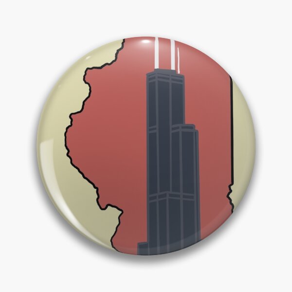 Item preview, Willis Tower Illinois Map designed and sold by designsby-zach.
