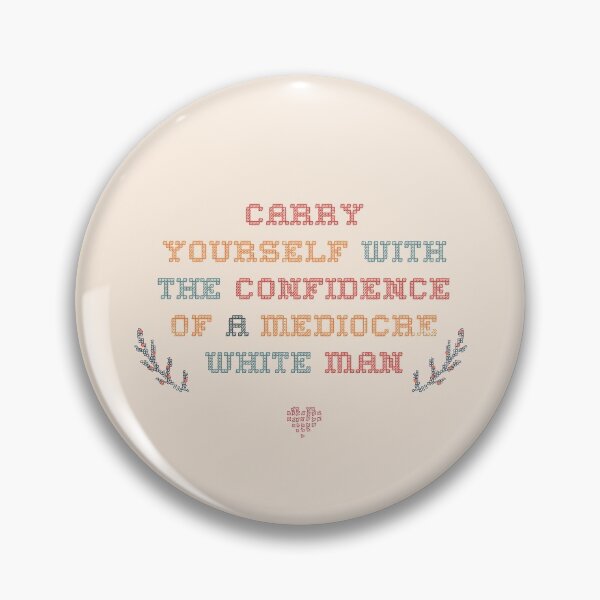 Item preview, Mediocre White Man Cross Stitch designed and sold by AbiTheDesigner.