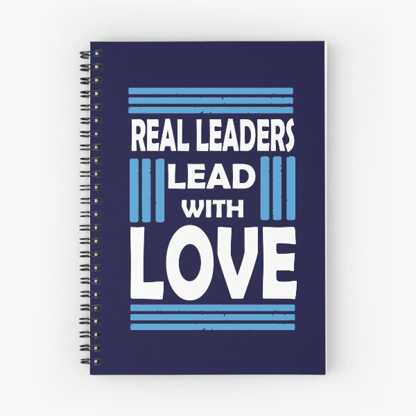 Item preview, Real Leaders Lead With Love designed and sold by PrintBrint.