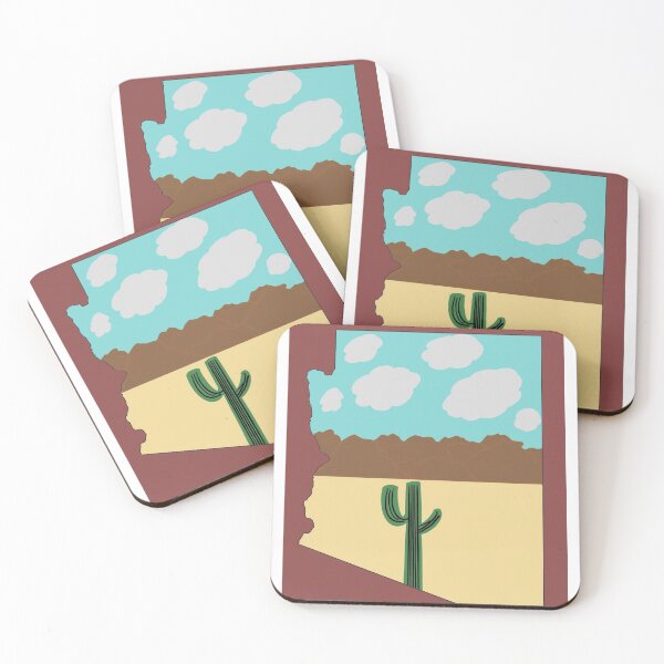 Item preview, Arizona Desert Outline Map designed and sold by designsby-zach.