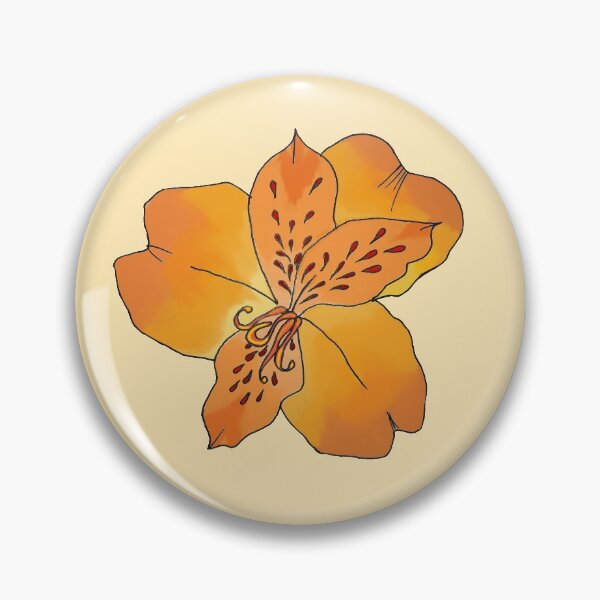 Item preview, Orange Peruvian Lily designed and sold by CatharticTick.