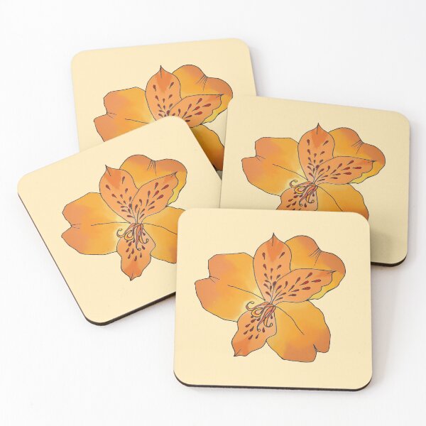 Item preview, Orange Peruvian Lily designed and sold by CatharticTick.