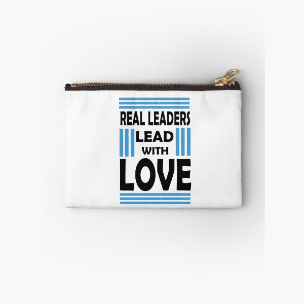 Item preview, Real Leaders Lead With Love designed and sold by PrintBrint.