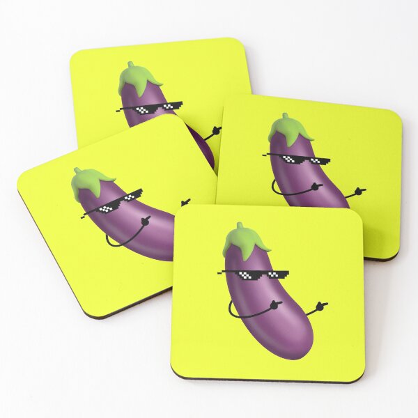 Item preview, Thug Life Eggplant designed and sold by PinkShinyArt.