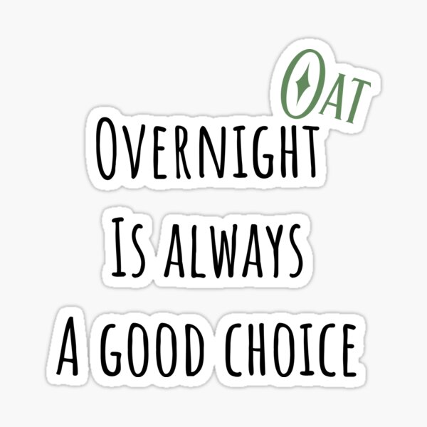 Item preview, Vegan Overnight Oats designed and sold by Smileygift.