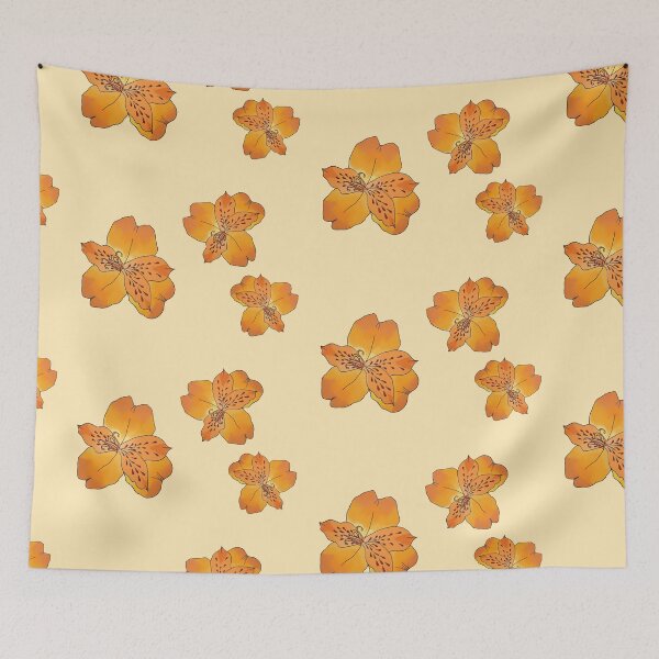 Item preview, Orange Peruvian Lilies Collection designed and sold by CatharticTick.